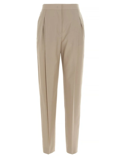 Agnona Carrot Fit Pants In Beige