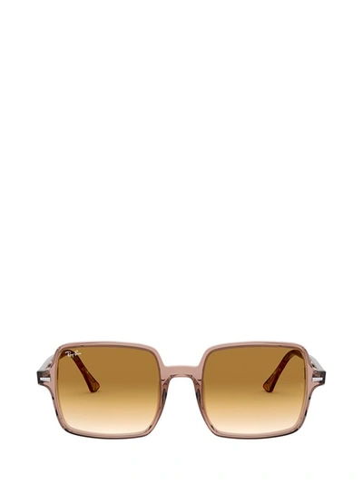 Ray Ban Square Ii Sunglasses In Transparent Light