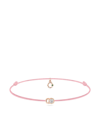 COURBET 18KT RECYCLED ROSE GOLD LABORATORY-GROWN DIAMOND LET'S COMMIT BRACELET