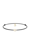 Courbet 18kt Recycled Rose Gold Laboratory-grown Diamond Let's Commit Cord Bracelet In Gold