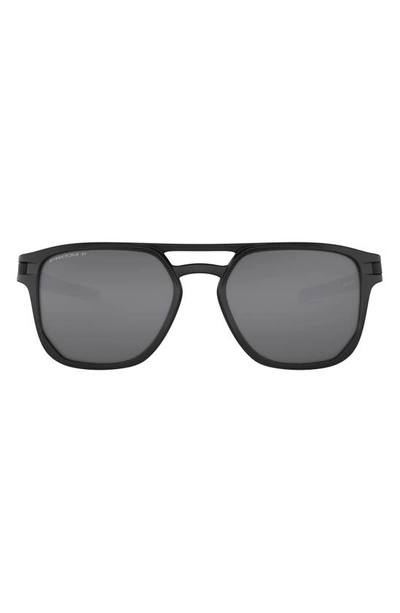 Oakley 54mm Polarized Square Sunglasses In Black
