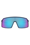Oakley Womens Grey Oo9406 Sutro S Acetate Shield Sunglasses In Matte Navy