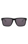 Oakley Holbrook Xl 59mm Polarized Sunglasses In Matte Black/ Prizm Grey