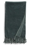 Nordstrom Bliss Plush Throw In Green Balsam