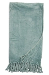 Nordstrom Bliss Plush Throw In Teal Foam