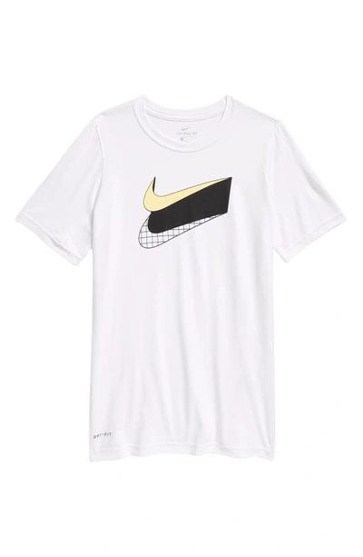 Nike Kids' Dri-fit T-shirt In White