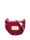 RED VALENTINO RED VALENTINO WOMEN'S BURGUNDY LEATHER SHOULDER BAG,SQ0B0B87VFVR86 UNI