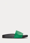 Ralph Lauren Cayson Pony Slide In English Green/black