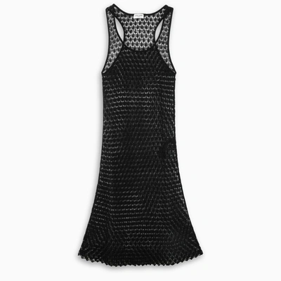 Saint Laurent Black Knitted Dress