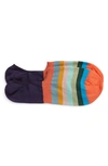 Paul Smith Men's Artist Stripe No-show Socks In Multi