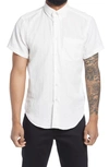 NAKED AND FAMOUS NAKED & FAMOUS EASY SLUB SHORT SLEEVE BUTTON-DOWN SHIRT,120122515