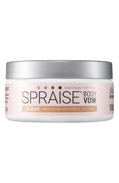 Spraiser Almond Body Vow Moisturizing Body Soufflé, 8 oz