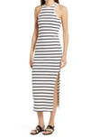 FRENCH CONNECTION TOMMY RIB RACER MAXI DRESS,71QOZ