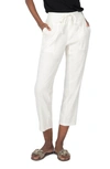 Kut From The Kloth Drawcord Waist Crop Pants In White