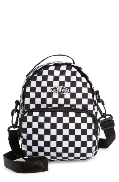 Vans Warped Mini Bag In Checkerboard
