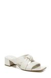 Vince Tucker Block Heel Sandal In Off White