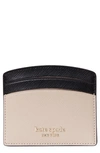 KATE SPADE SPENCER COLORBLOCK LEATHER CARD CASE,PWR00277