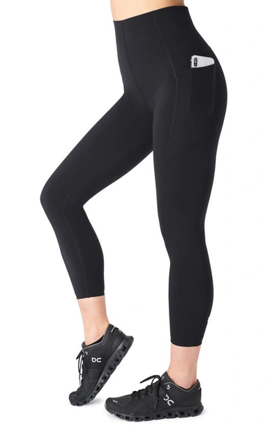 Sweaty Betty Power 7/8 Workout Leggings With Pocket In Grey