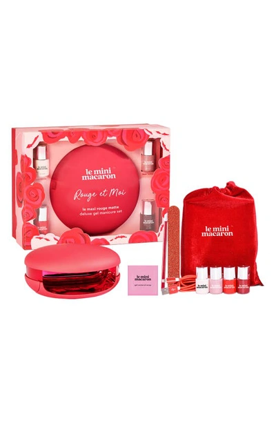 Le Mini Macaron Rouge & Moi Gel Manicure Set