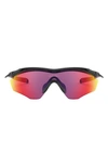 Oakley M2 Frame® Xl 45mm Prizm™ Wrap Shield Sunglasses In Black