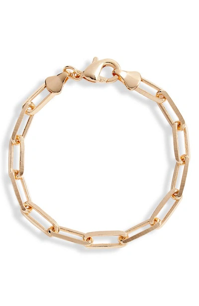 Shymi Paper Clip Chain Bracelet In Gold