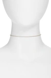 Shymi Celine Tennis Choker Necklace In Silver