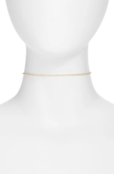 Shymi Celine Tennis Choker Necklace In Gold