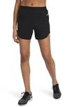 Nike Icon Clash Tempo Luxe Women's Running Shorts In Black/ Black