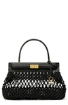 TORY BURCH LEE RADZIWILL KNOTTED LEATHER BAG,81879