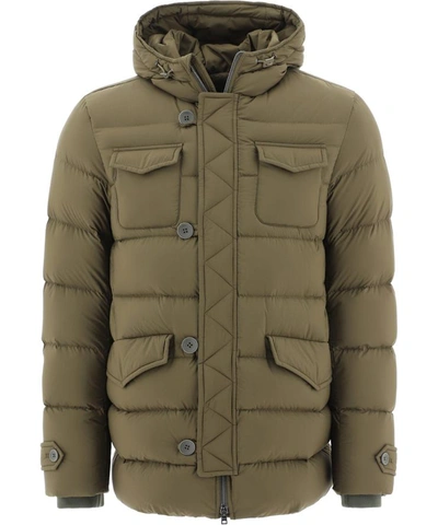 Herno "l'eskimo" Down Jacket In Green