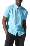 Good Man Brand On Point Flex Pro Lite Slim Fit Button-up Shirt In Blue Topaz