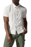 Good Man Brand On Point Flex Pro Lite Slim Fit Button-up Shirt In Silver
