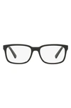 Ax Armani Exchange 54mm Square Optical Glasses In Black