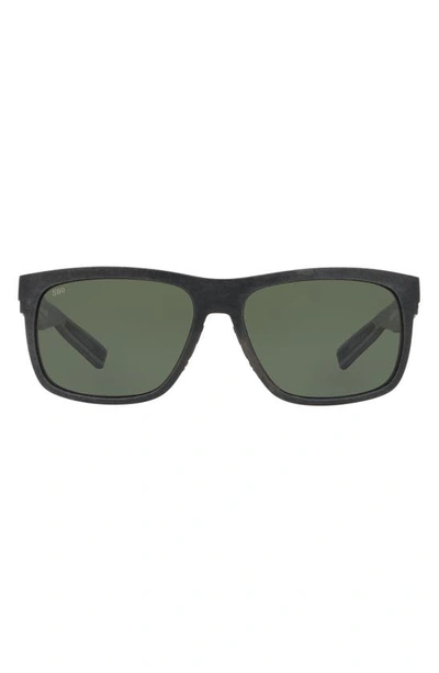 Costa Del Mar 58mm Square Sunglasses In Grey Flash
