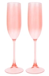 SUNNYLIFE POOLSIDE SET OF 2 CHAMPAGNE FLUTES,S1UPCHXP