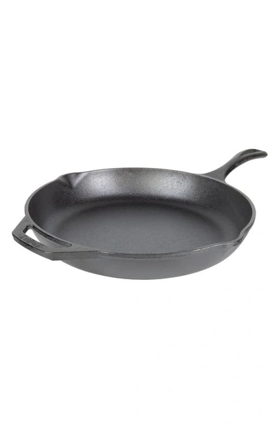Lodge Chef Collection 12-inch Cast Iron Skillet In Black/black