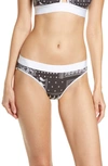 Tomboyx Modal Bikini In Gray Bandana Patchwork