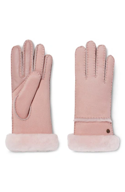 Ugg Seamed Touchscreen Compatible Genuine Shearling Lined Gloves