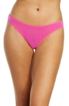 On Gossamer Gossamer Mesh Hip G Thong In Rose Violet