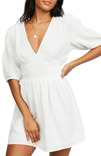 Billabong Women's Spellbound Mini Fit Flare Dress In Salt