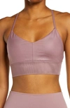 Alo Yoga Yoga Bra In Woodrose