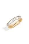 Baublebar Mini Alidia Cubic Zirconia Ring In Clear