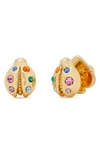 KATE SPADE NATURE WALK LADYBUG STUD EARRINGS,WBR00432