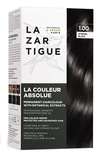 Lazartigue La Couleur Absolue Permanent Hair Color Kit In Intense Black