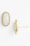 Kendra Scott Ellie Earrings In White Mop/ Gold