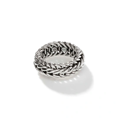 JOHN HARDY JOHN HARDY KAMI CHAIN BAND RING,RU900358