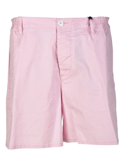 Dsquared2 Pink Cotton Canvas Short Pants In Light Pink
