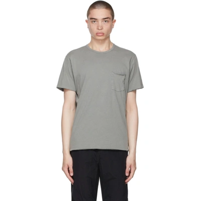 Rag & Bone Miles Organic Cotton-jersey T-shirt In Grey