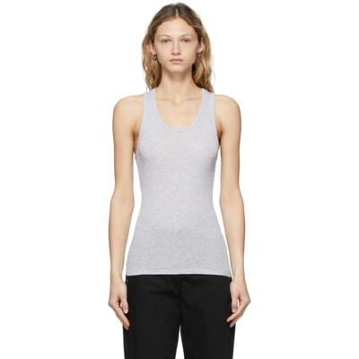 Wardrobe.nyc Release 04 Cotton Tank Top In Grey Marl