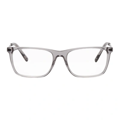 Versace Transparent Square-frame Glasses In White